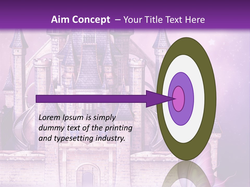 Ksi Zaczarowany Zamek PowerPoint Template