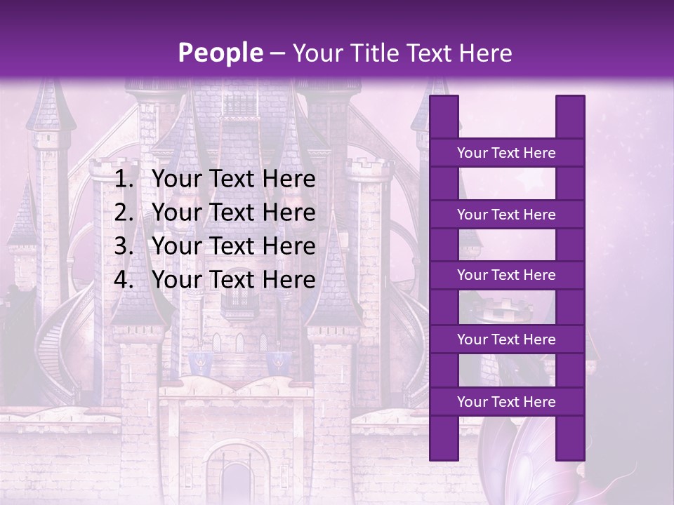 Ksi Zaczarowany Zamek PowerPoint Template