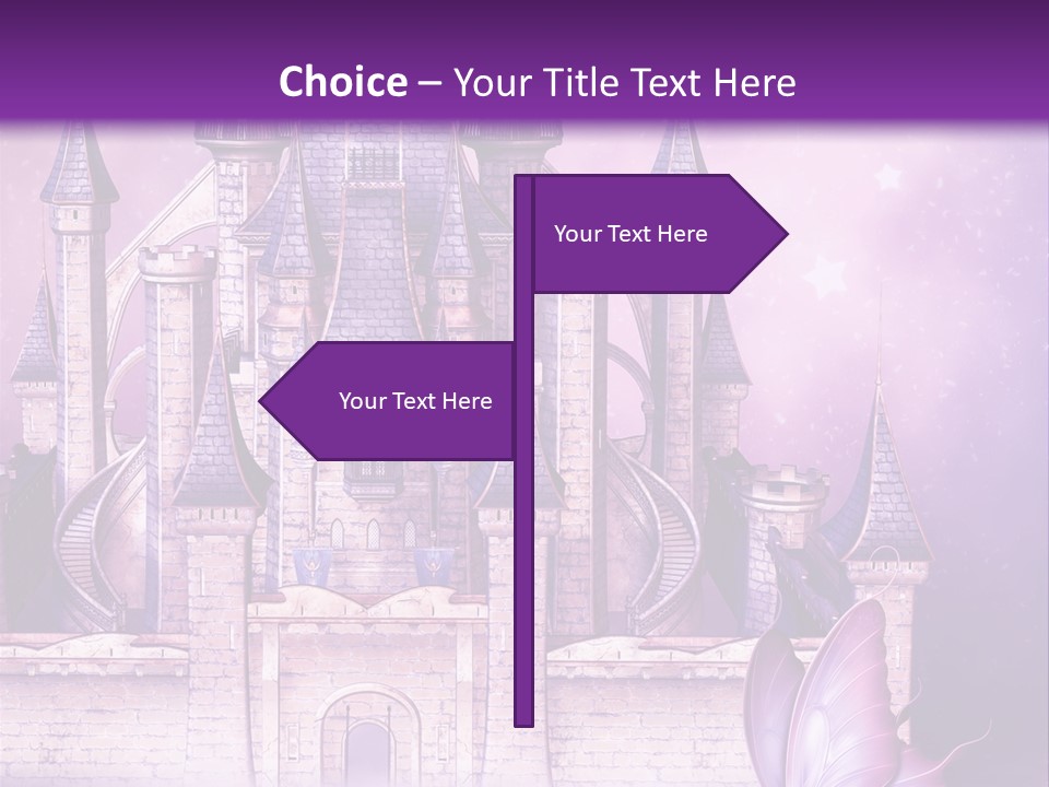 Ksi Zaczarowany Zamek PowerPoint Template