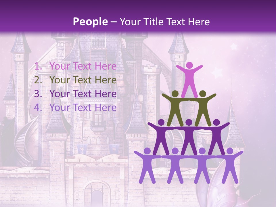 Ksi Zaczarowany Zamek PowerPoint Template