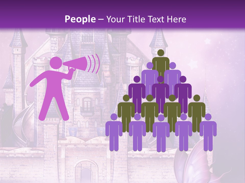 Ksi Zaczarowany Zamek PowerPoint Template