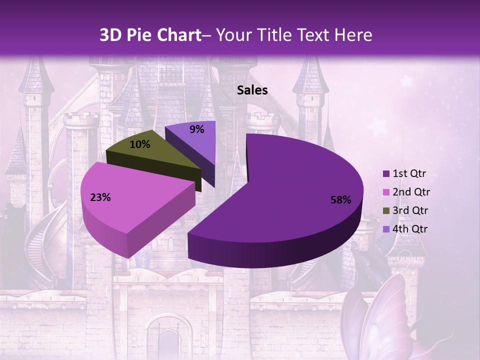 Ksi Zaczarowany Zamek PowerPoint Template