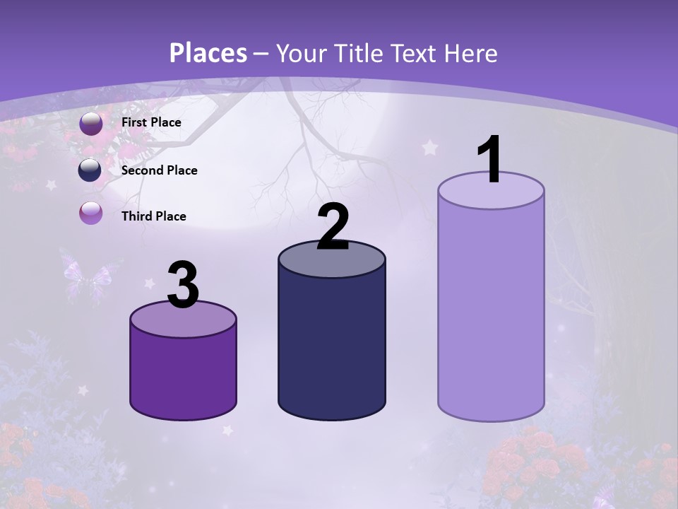 Zaczarowany Ilustracja Ksi PowerPoint Template