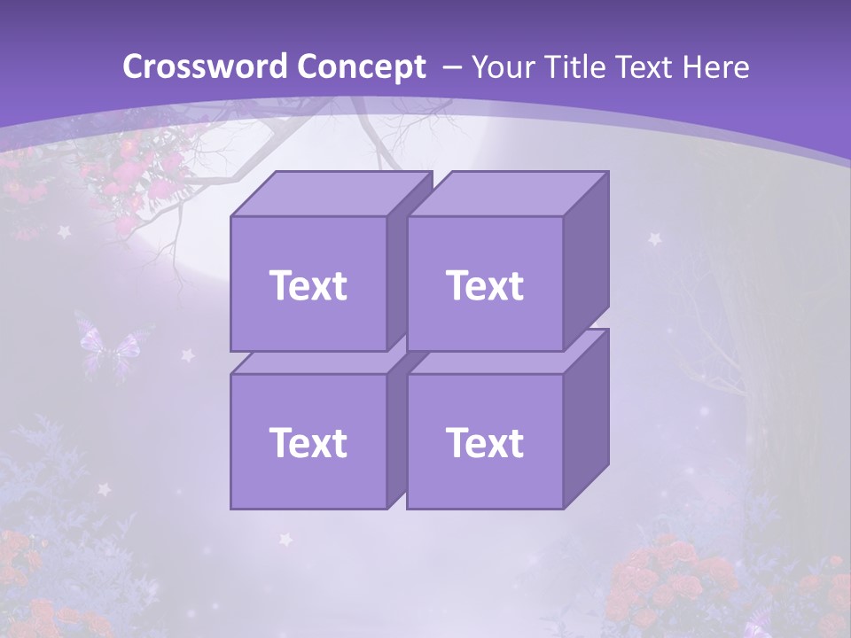 Zaczarowany Ilustracja Ksi PowerPoint Template