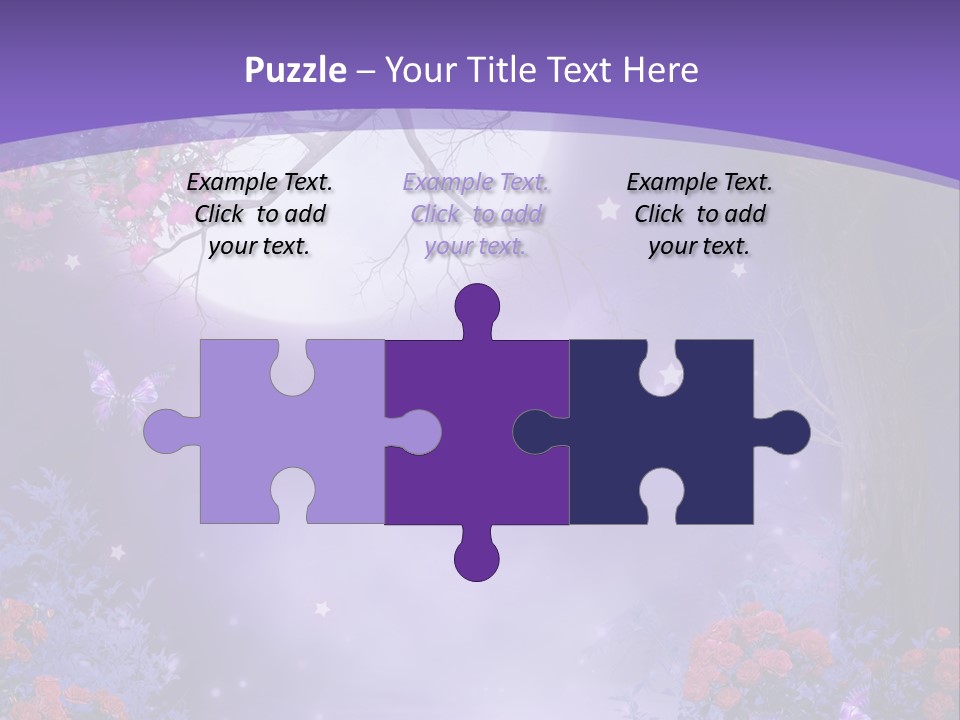 Zaczarowany Ilustracja Ksi PowerPoint Template