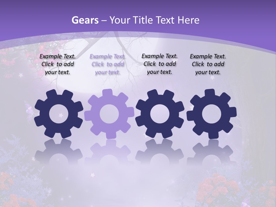 Zaczarowany Ilustracja Ksi PowerPoint Template