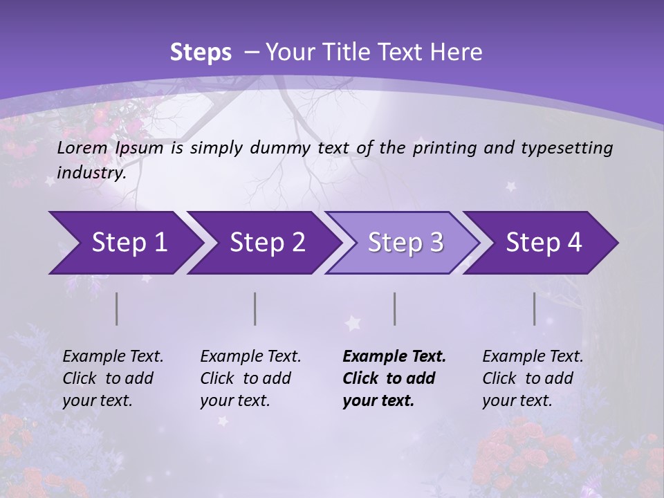 Zaczarowany Ilustracja Ksi PowerPoint Template