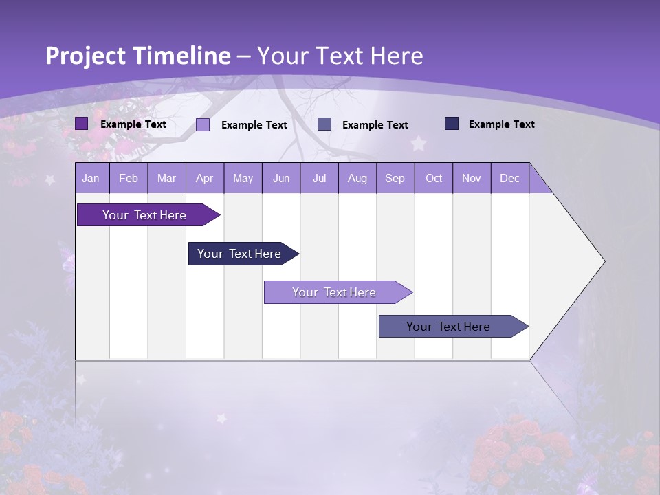 Zaczarowany Ilustracja Ksi PowerPoint Template