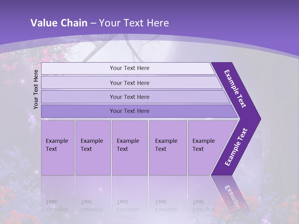 Zaczarowany Ilustracja Ksi PowerPoint Template