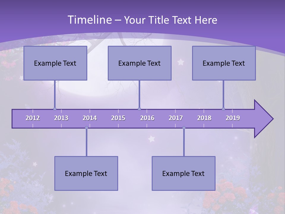 Zaczarowany Ilustracja Ksi PowerPoint Template