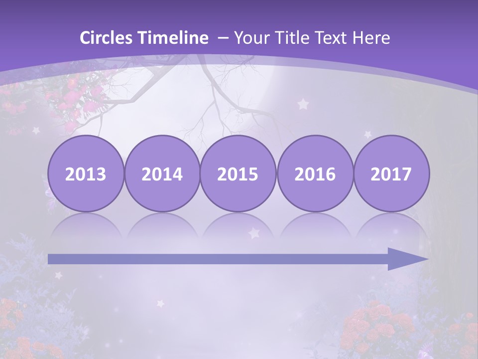 Zaczarowany Ilustracja Ksi PowerPoint Template