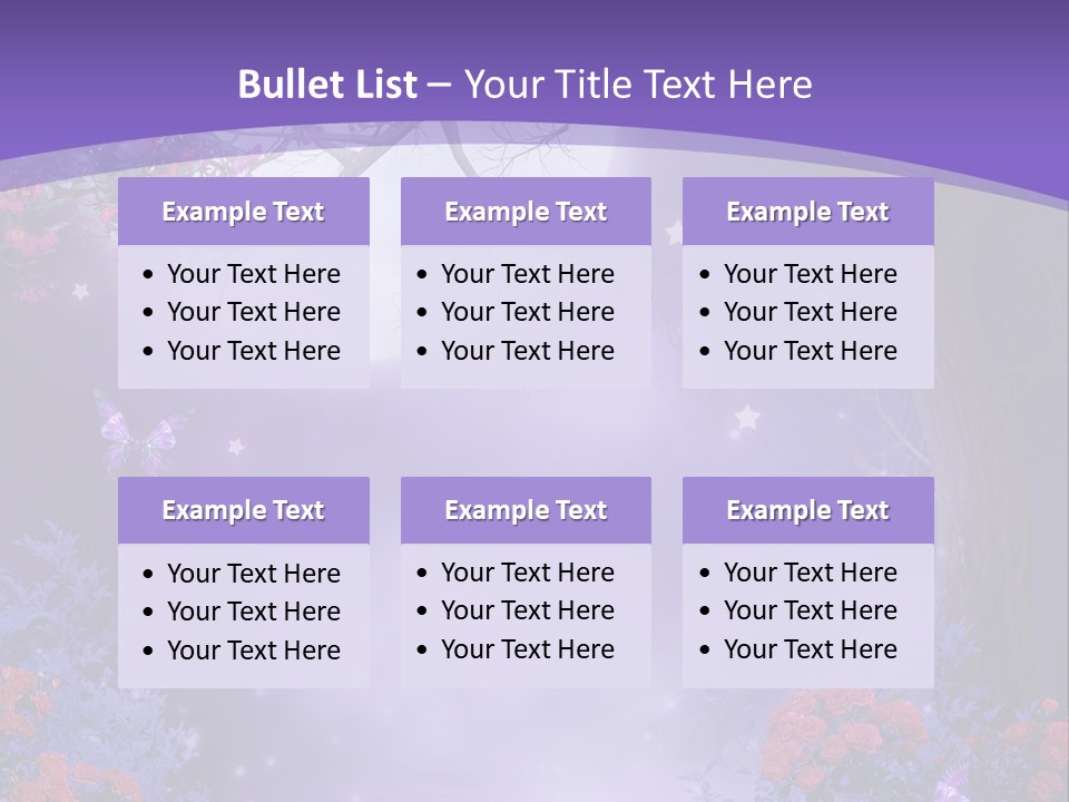 Zaczarowany Ilustracja Ksi PowerPoint Template
