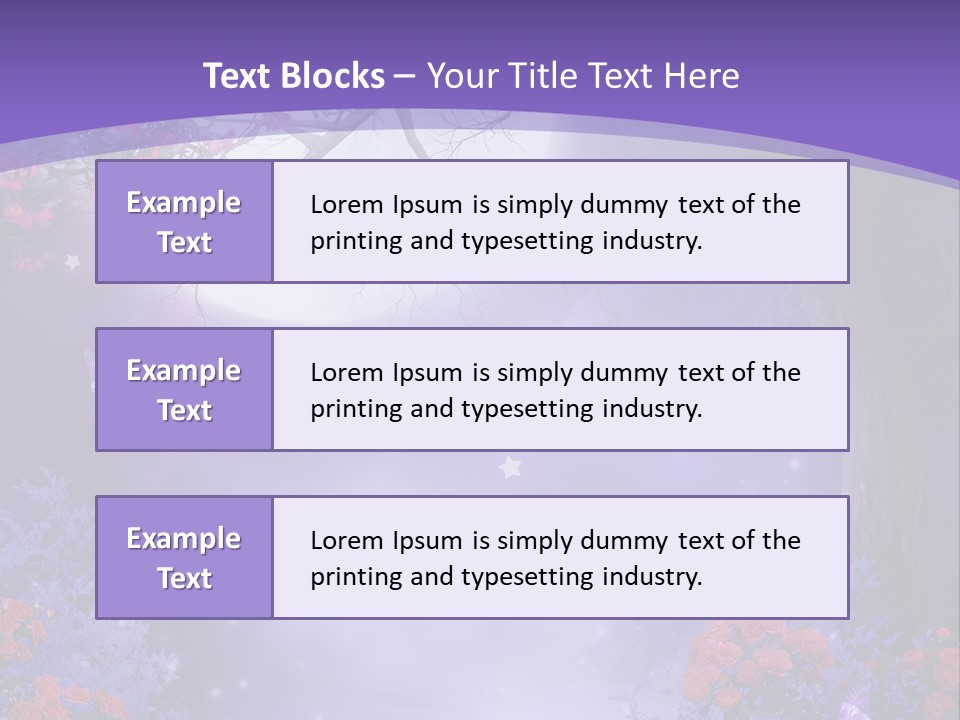 Zaczarowany Ilustracja Ksi PowerPoint Template