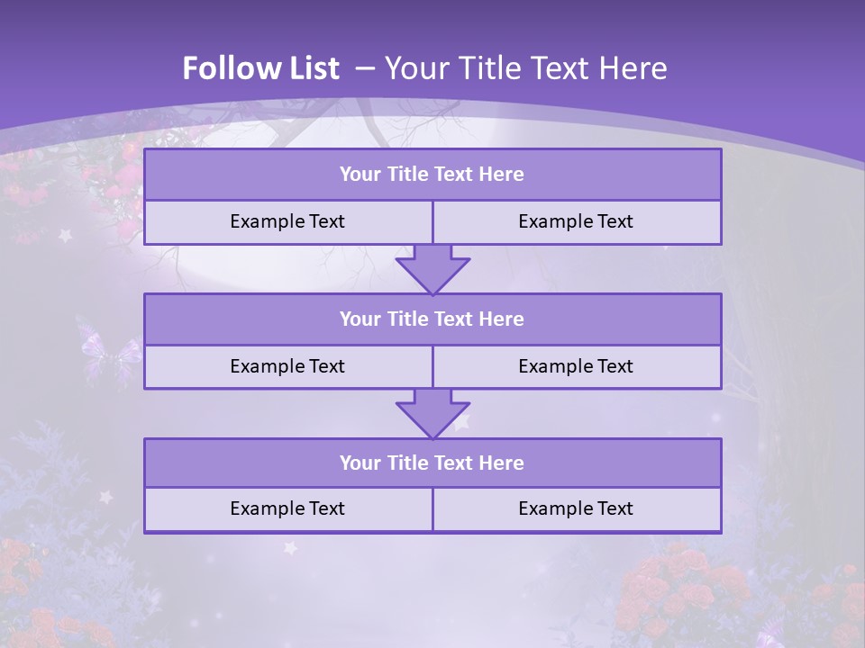 Zaczarowany Ilustracja Ksi PowerPoint Template