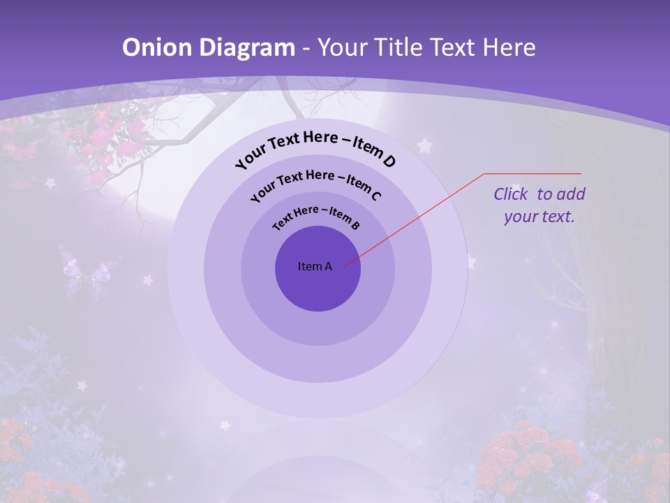 Zaczarowany Ilustracja Ksi PowerPoint Template