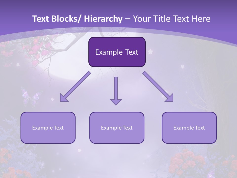 Zaczarowany Ilustracja Ksi PowerPoint Template