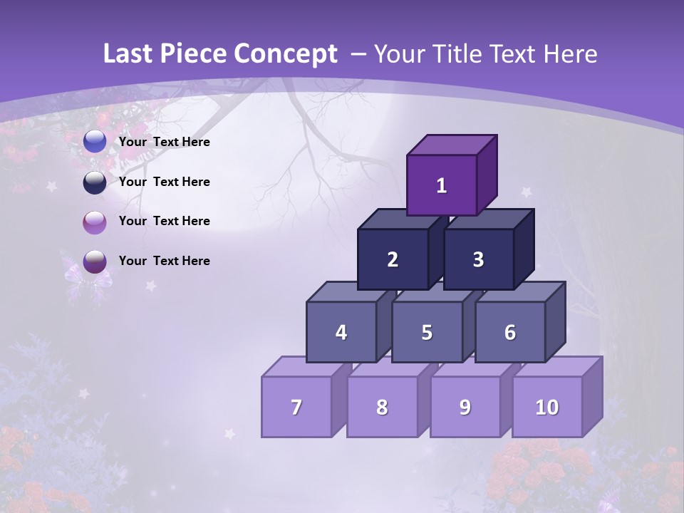 Zaczarowany Ilustracja Ksi PowerPoint Template