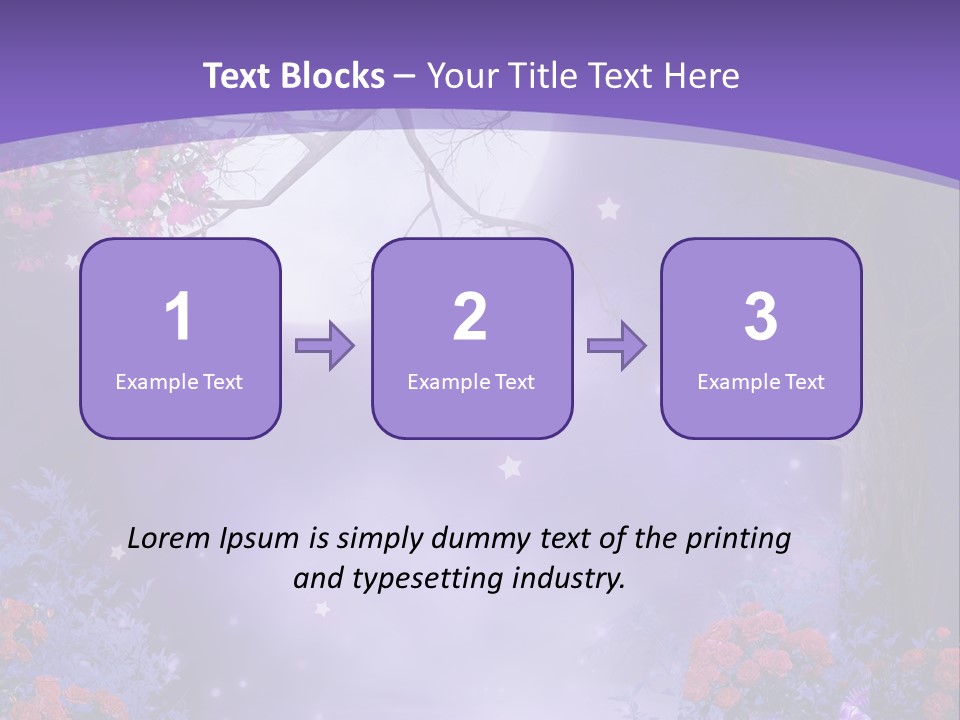 Zaczarowany Ilustracja Ksi PowerPoint Template