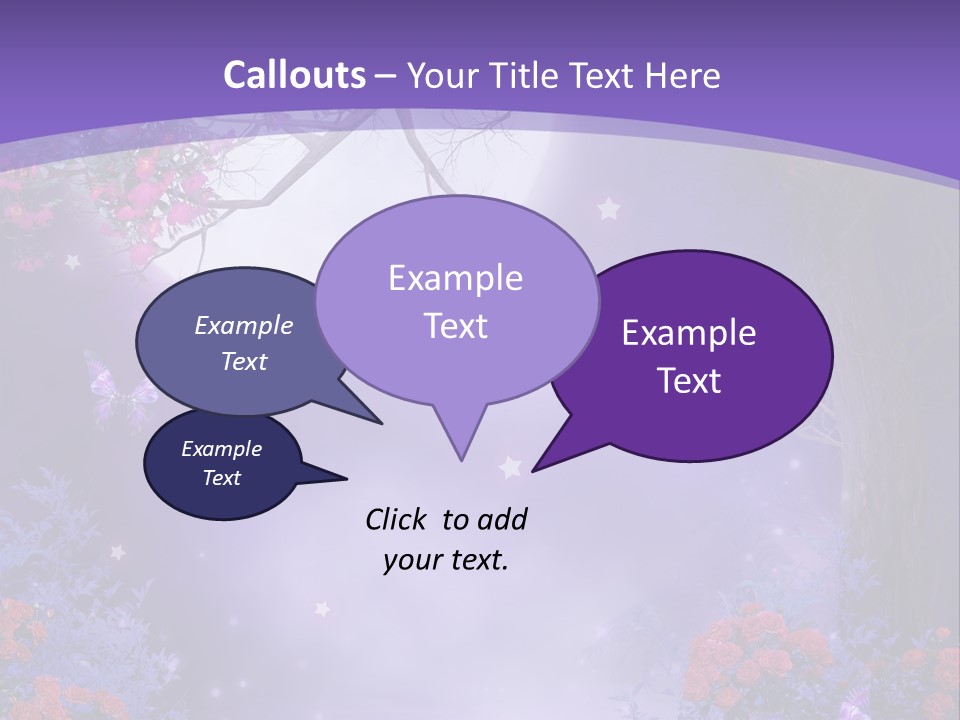 Zaczarowany Ilustracja Ksi PowerPoint Template