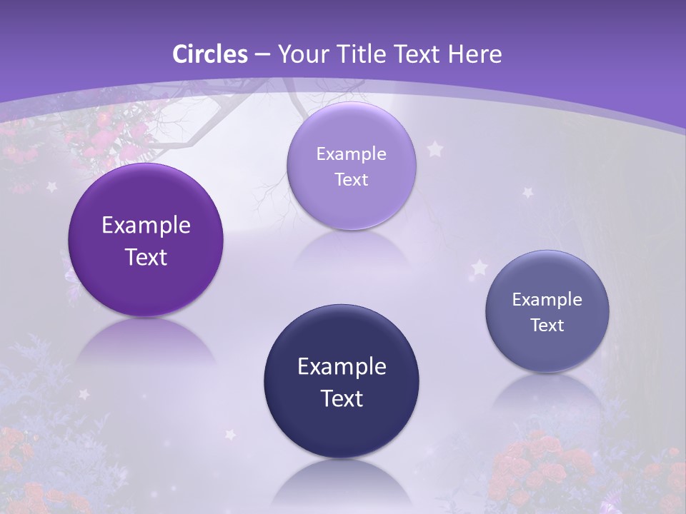 Zaczarowany Ilustracja Ksi PowerPoint Template