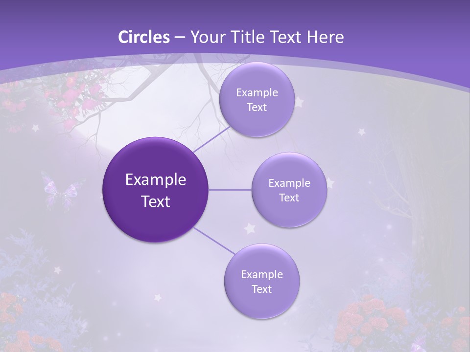 Zaczarowany Ilustracja Ksi PowerPoint Template