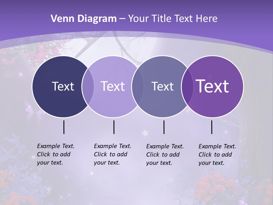 Zaczarowany Ilustracja Ksi PowerPoint Template