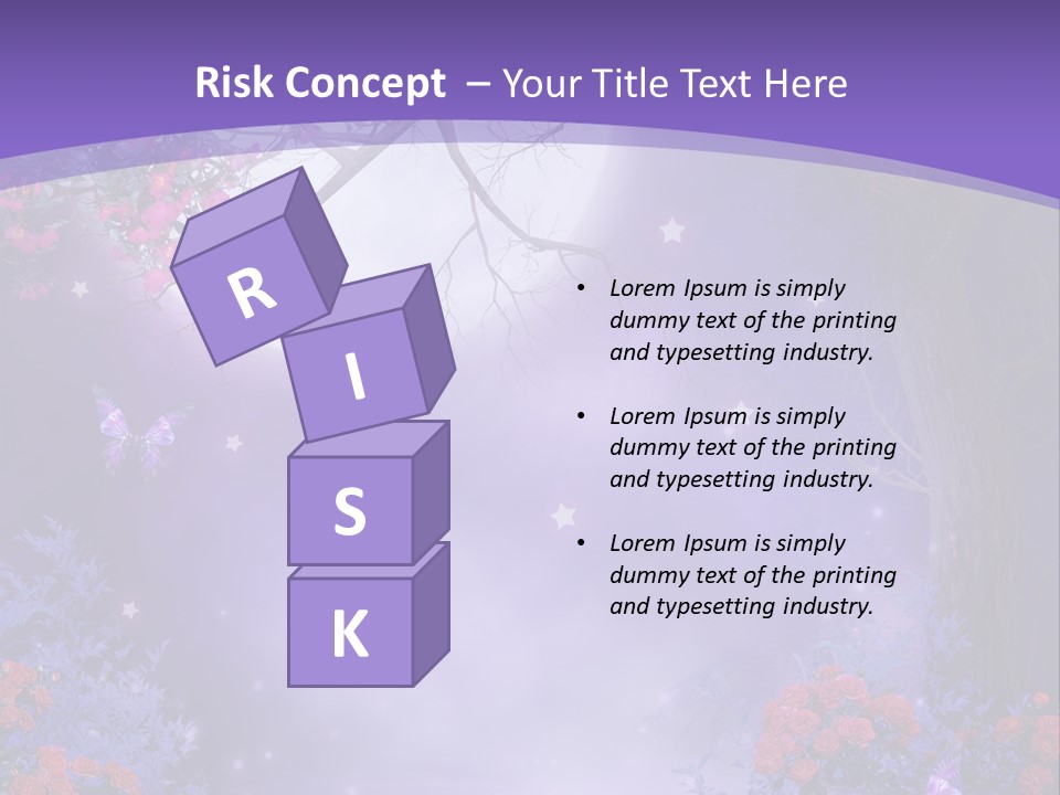 Zaczarowany Ilustracja Ksi PowerPoint Template