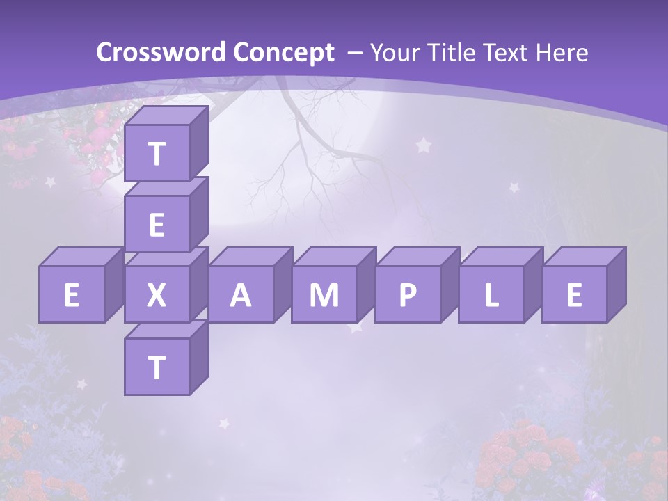 Zaczarowany Ilustracja Ksi PowerPoint Template