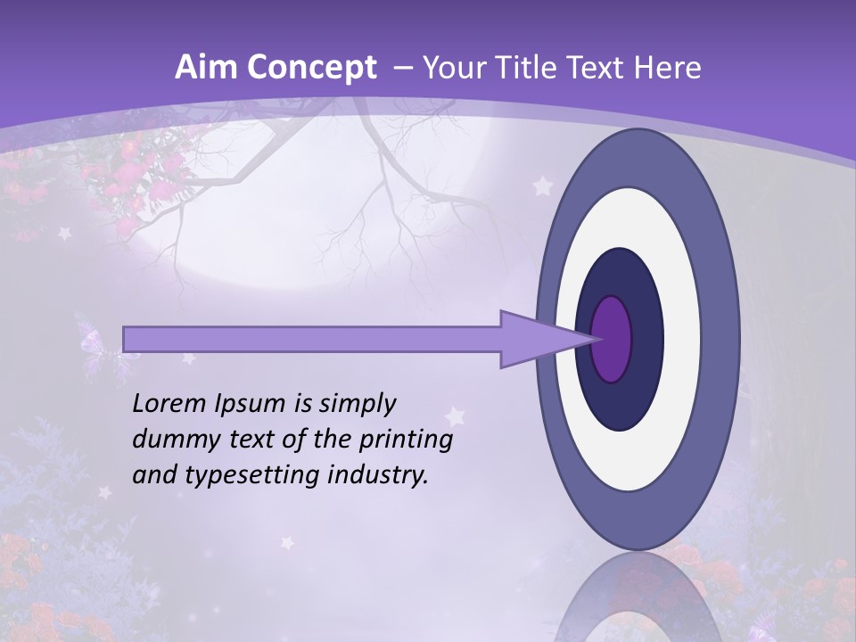 Zaczarowany Ilustracja Ksi PowerPoint Template