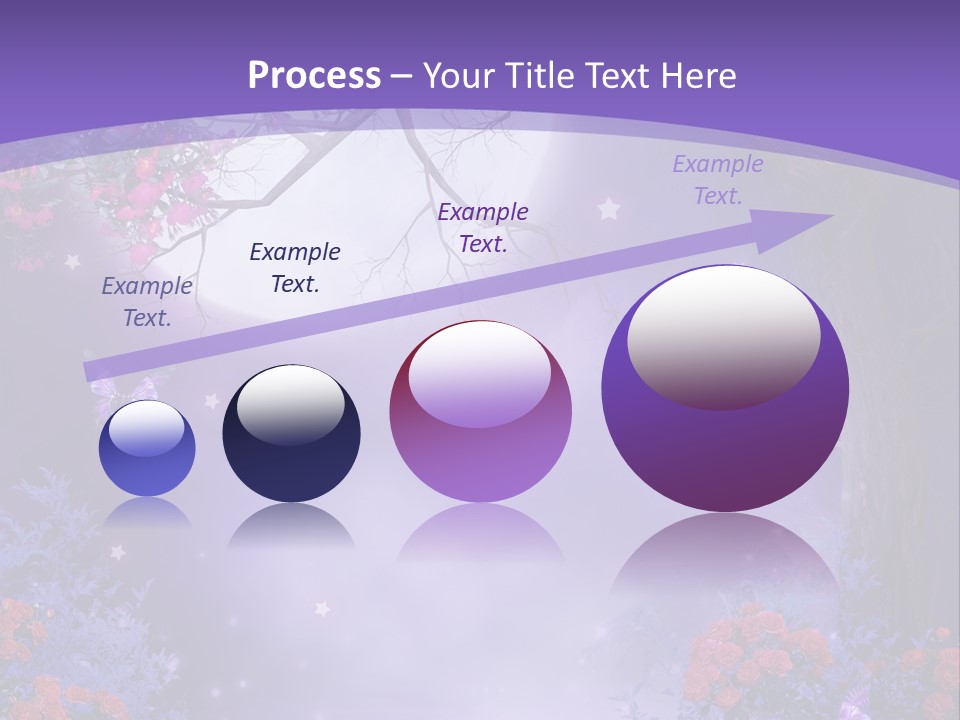 Zaczarowany Ilustracja Ksi PowerPoint Template