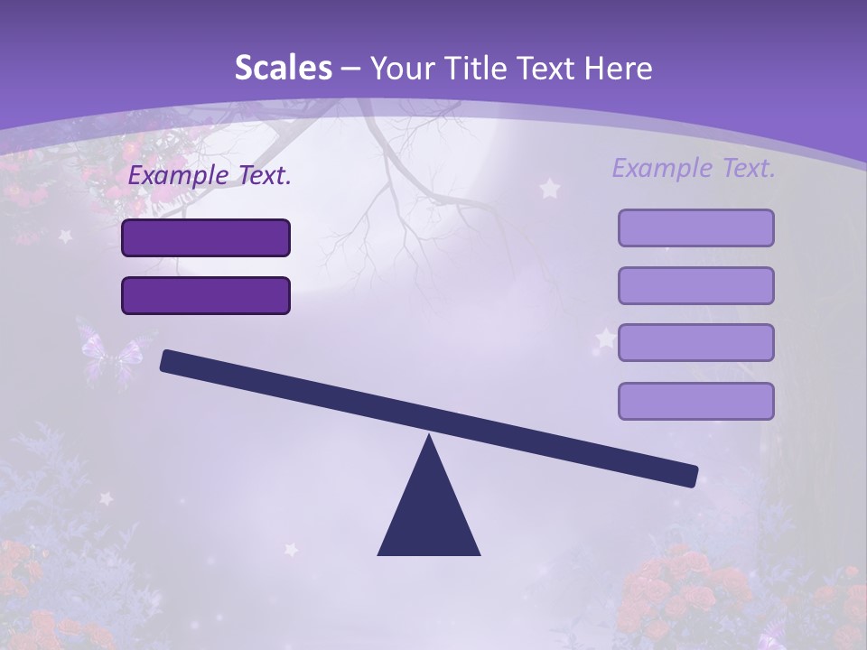 Zaczarowany Ilustracja Ksi PowerPoint Template