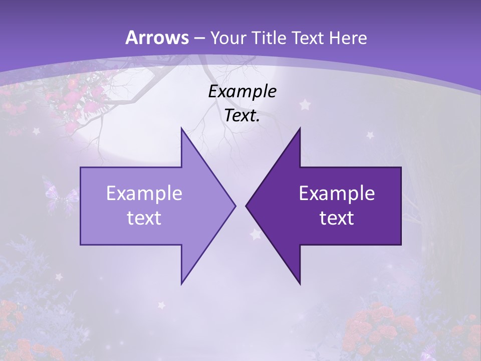Zaczarowany Ilustracja Ksi PowerPoint Template