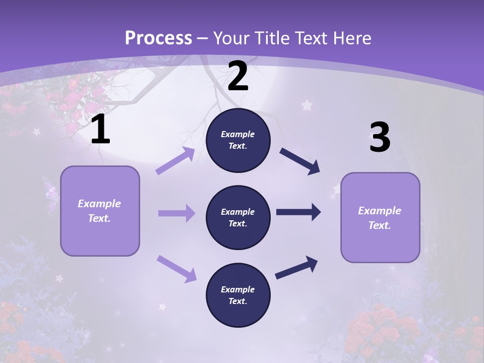 Zaczarowany Ilustracja Ksi PowerPoint Template