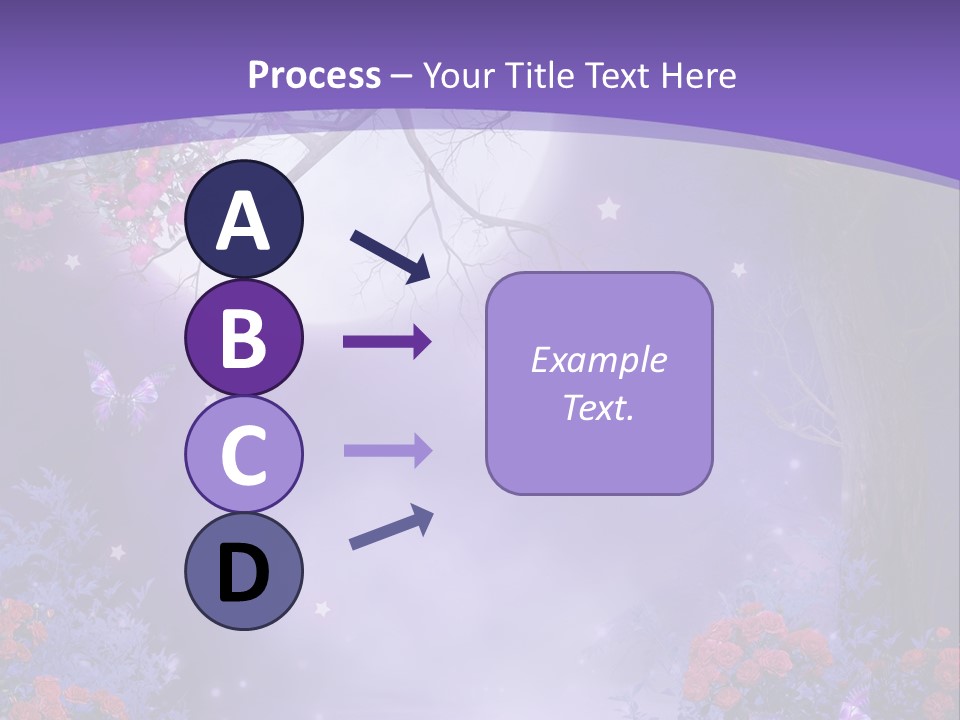 Zaczarowany Ilustracja Ksi PowerPoint Template