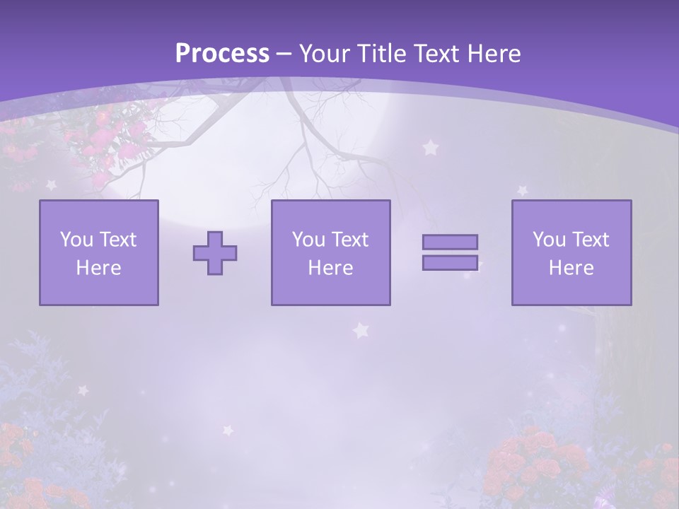 Zaczarowany Ilustracja Ksi PowerPoint Template