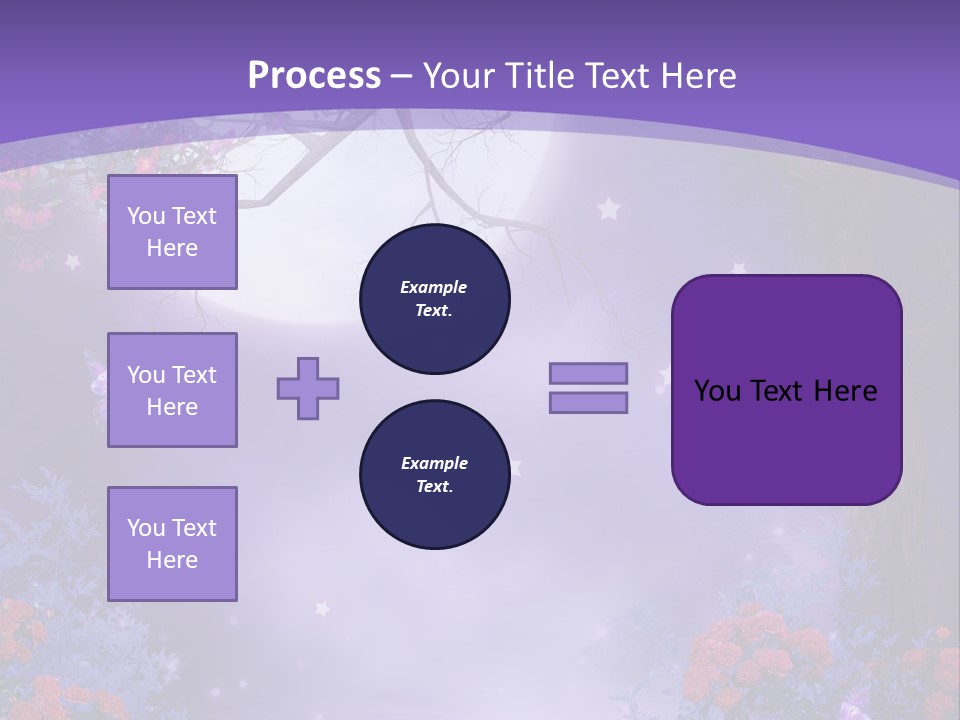 Zaczarowany Ilustracja Ksi PowerPoint Template