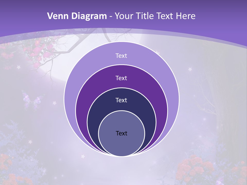 Zaczarowany Ilustracja Ksi PowerPoint Template