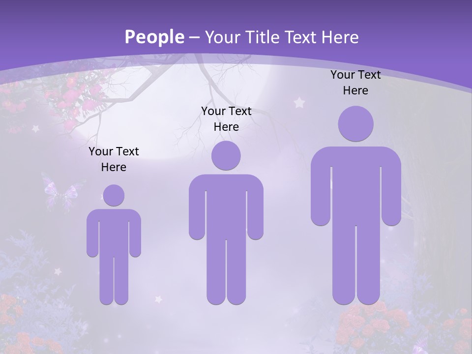 Zaczarowany Ilustracja Ksi PowerPoint Template