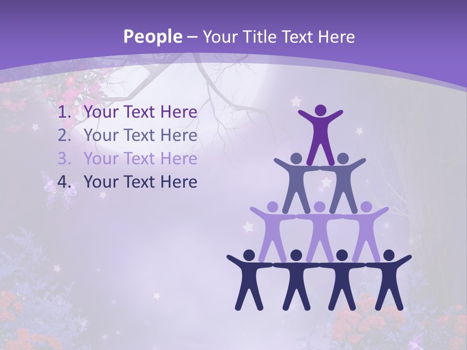 Zaczarowany Ilustracja Ksi PowerPoint Template