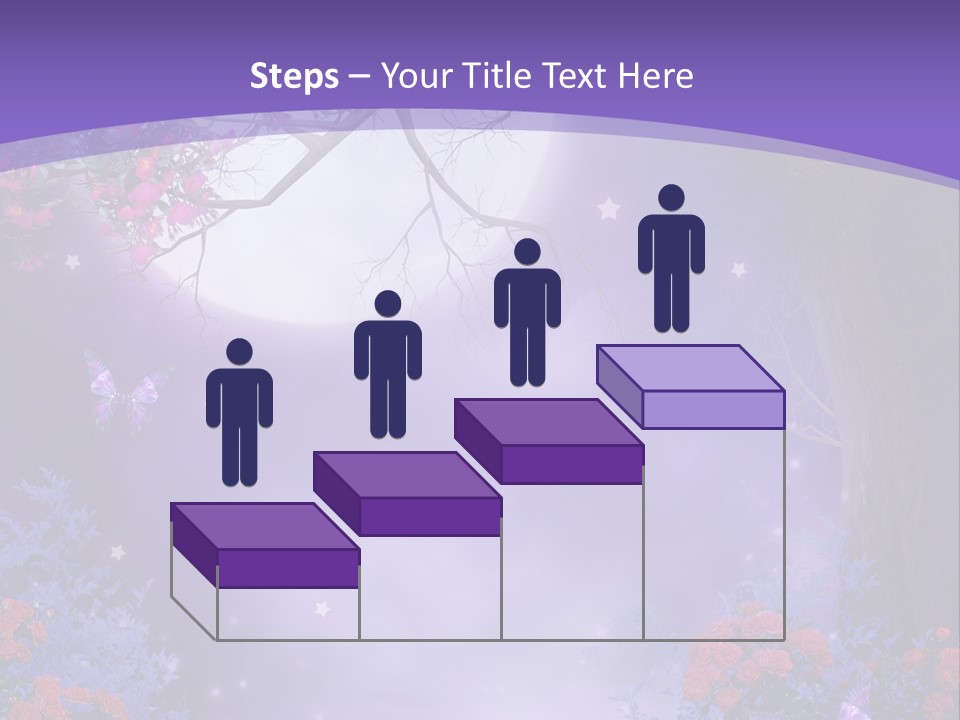 Zaczarowany Ilustracja Ksi PowerPoint Template