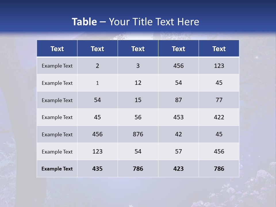 Ilustracja Motyl Zamek PowerPoint Template