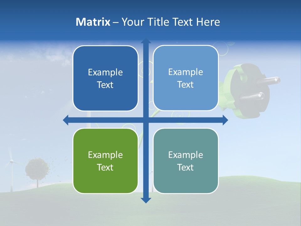 Klima Klimaneutral Atomausstieg PowerPoint Template
