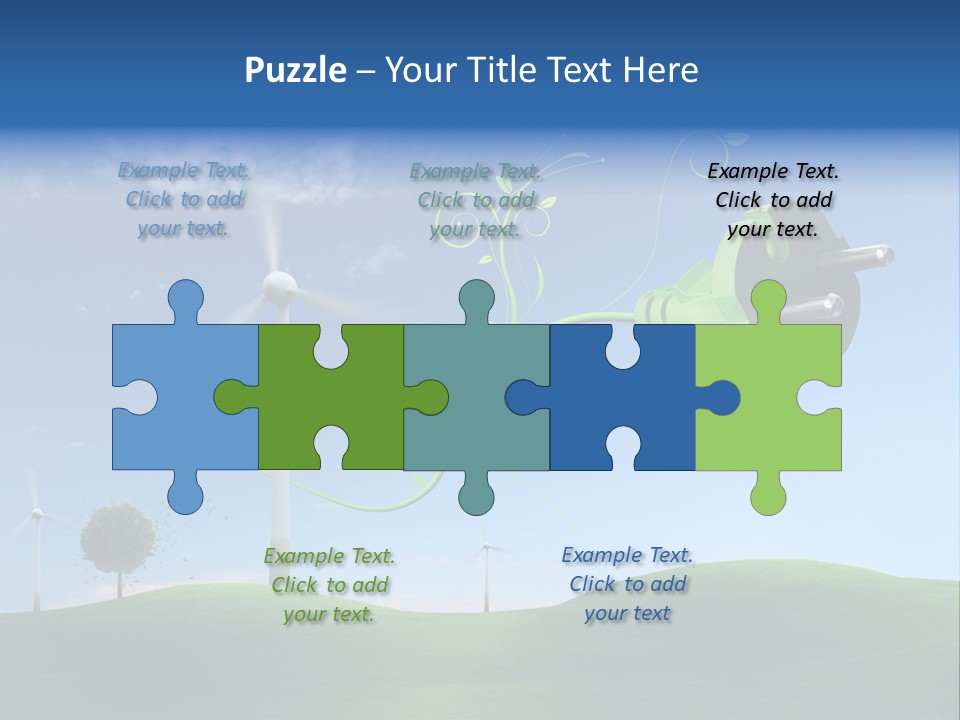 Klima Klimaneutral Atomausstieg PowerPoint Template