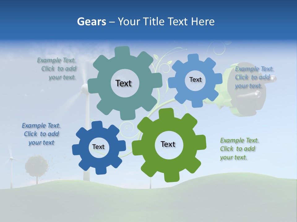 Klima Klimaneutral Atomausstieg PowerPoint Template
