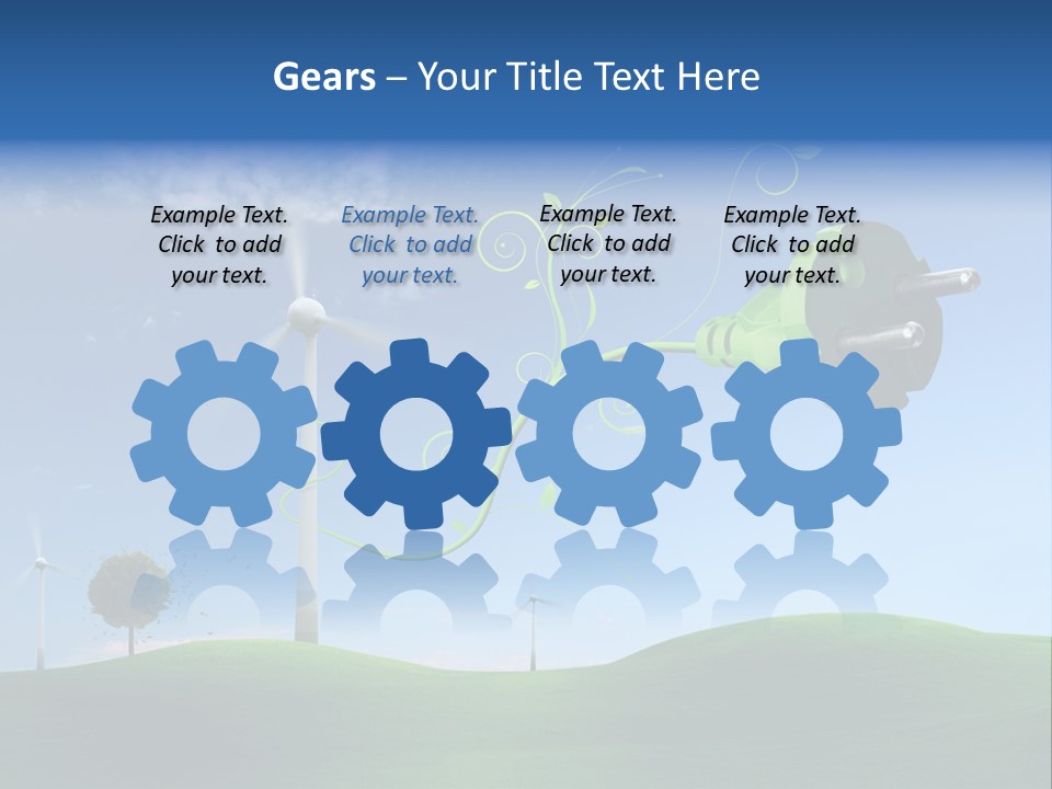 Klima Klimaneutral Atomausstieg PowerPoint Template