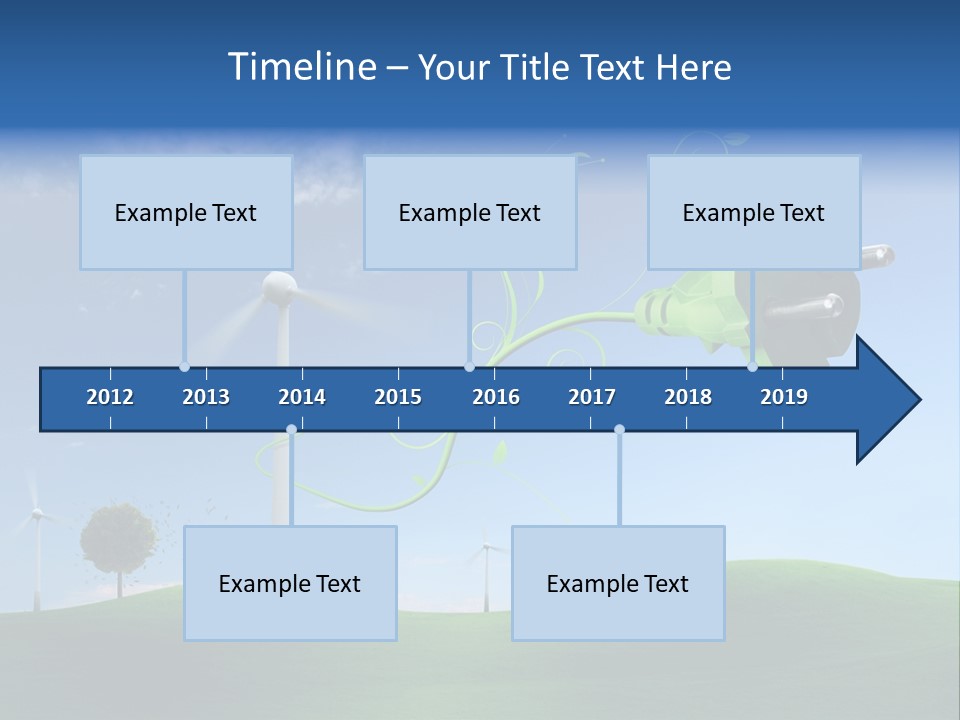 Klima Klimaneutral Atomausstieg PowerPoint Template