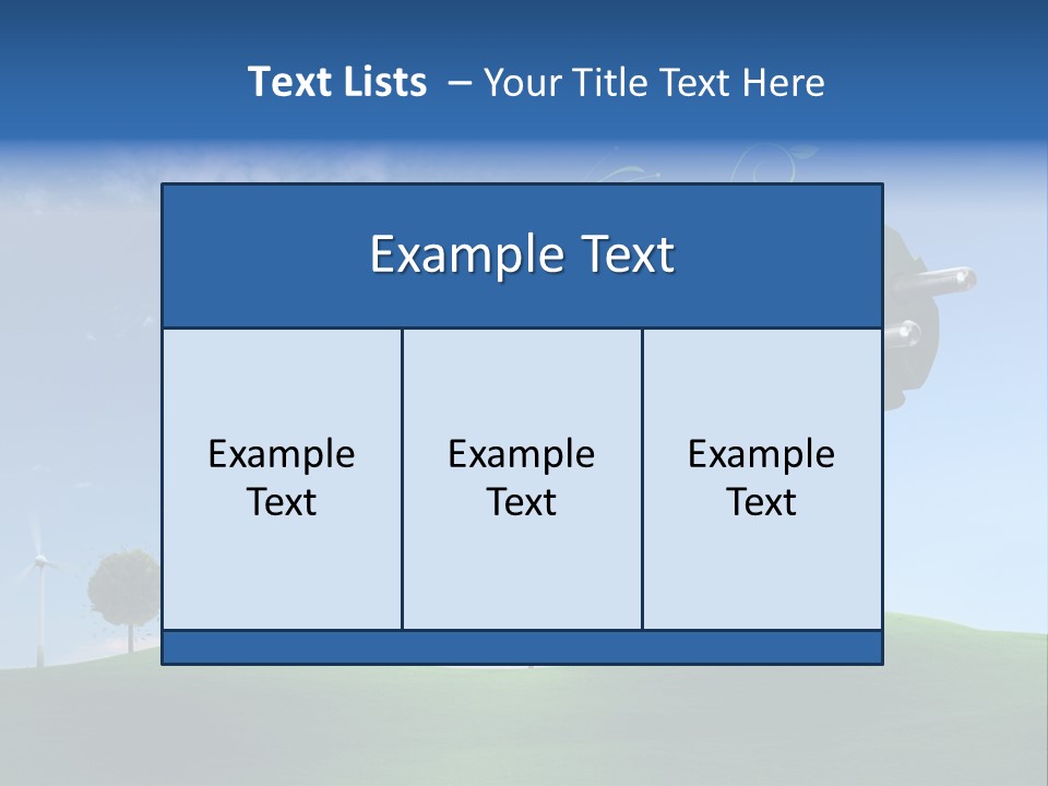 Klima Klimaneutral Atomausstieg PowerPoint Template
