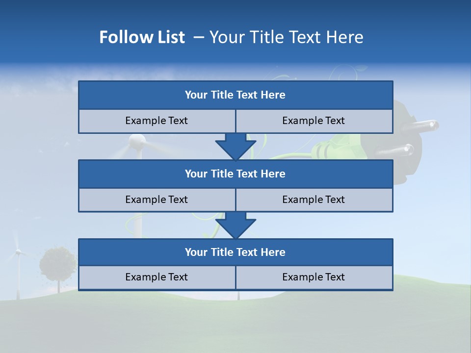 Klima Klimaneutral Atomausstieg PowerPoint Template