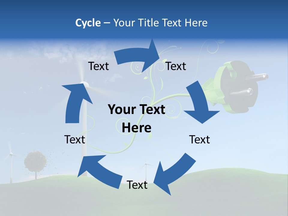 Klima Klimaneutral Atomausstieg PowerPoint Template
