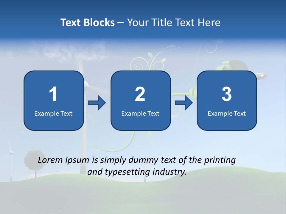 Klima Klimaneutral Atomausstieg PowerPoint Template